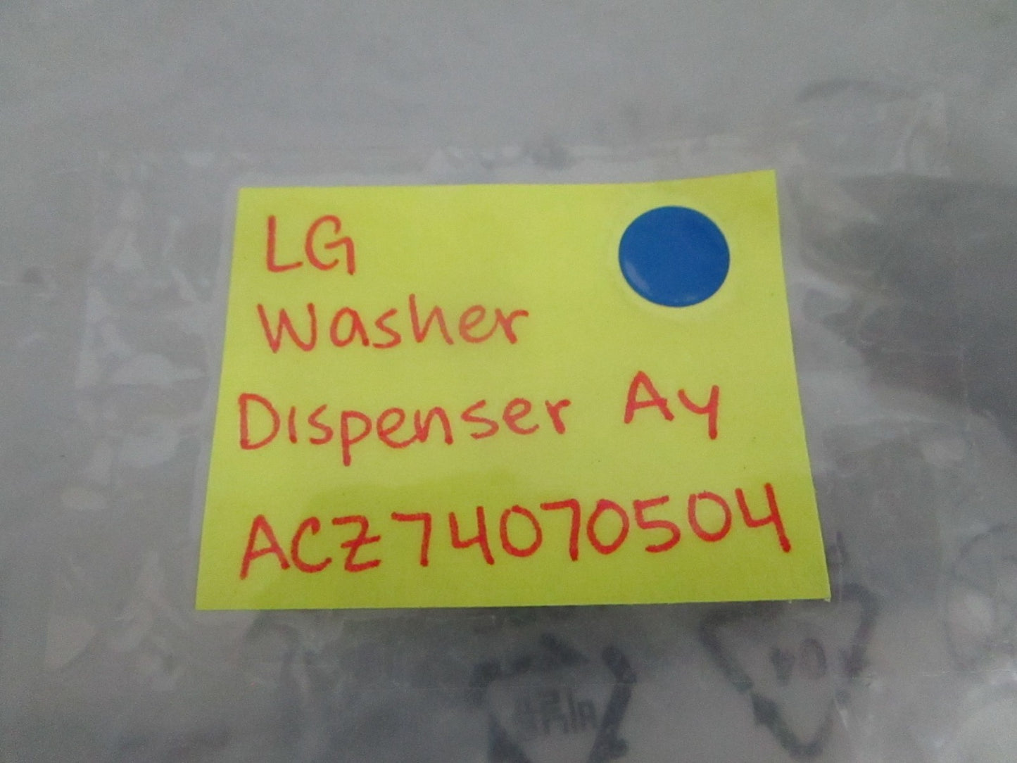 *NEW OEM* 0820 LG Washer Dispenser Ay ACZ74070504