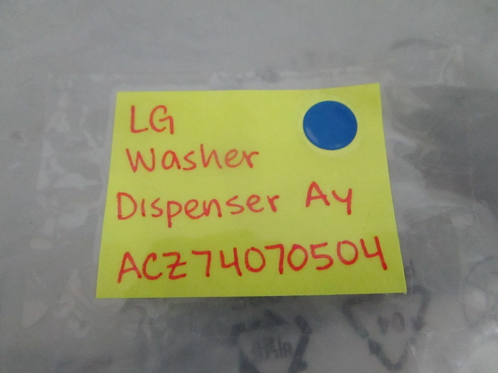 *NEW OEM* 0820 LG Washer Dispenser Ay ACZ74070504