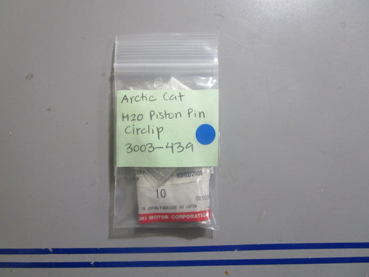 *NEW OEM* (LOT OF 10) 0810 Arctic Cat M20 Piston Pin Circlip 3003-439