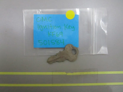 *NEW OEM* 0810 OMC Johnson Evinrude Ignition Key KF69 501584 0501584