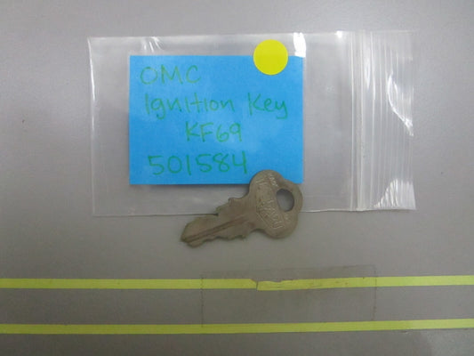 *NEW OEM* 0810 OMC Johnson Evinrude Ignition Key KF69 501584 0501584