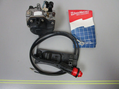 *NEW OEM* 0720 OMC Johnson Evinrude Carburetor & Switch Assembly 502107 0502107