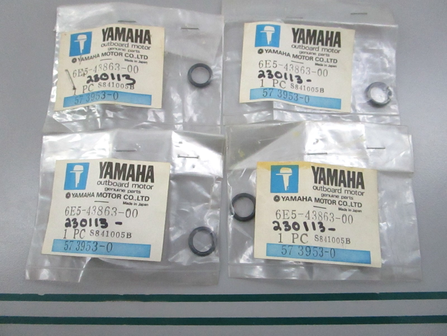NEW OEM (LOT OF 4) 6E5-43863-00-00 Yamaha O-Ring 0810