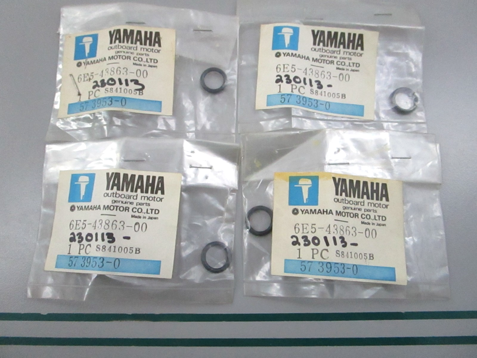 NEW OEM (LOT OF 4) 6E5-43863-00-00 Yamaha O-Ring 0810