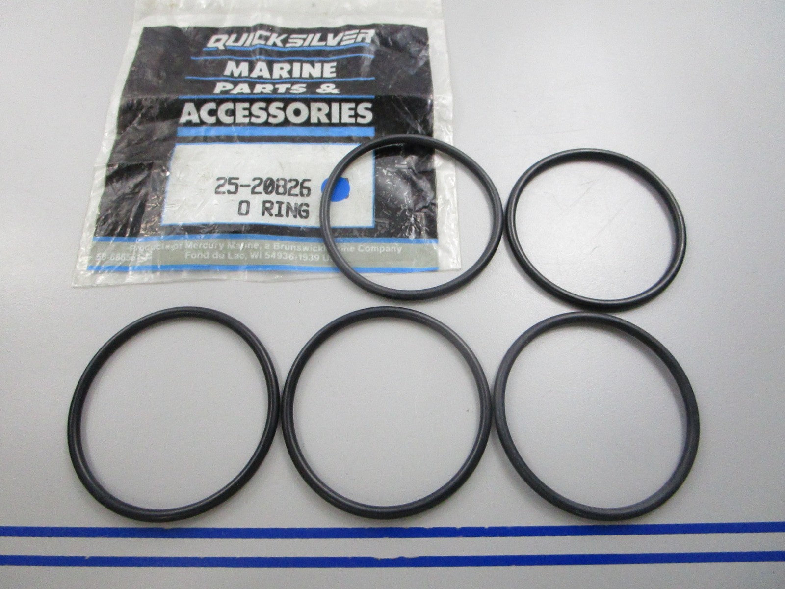 NEW OEM (LOT OF 5) 25-20826 Mercury Quicksilver O-Ring 0810