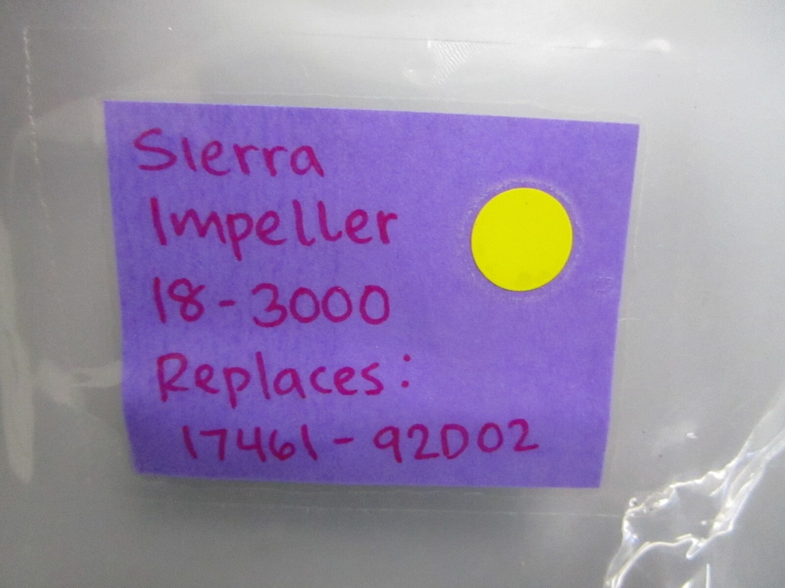 *NEW* 0810 Sierra Impeller 18-3000 Replaces: 17461-92002