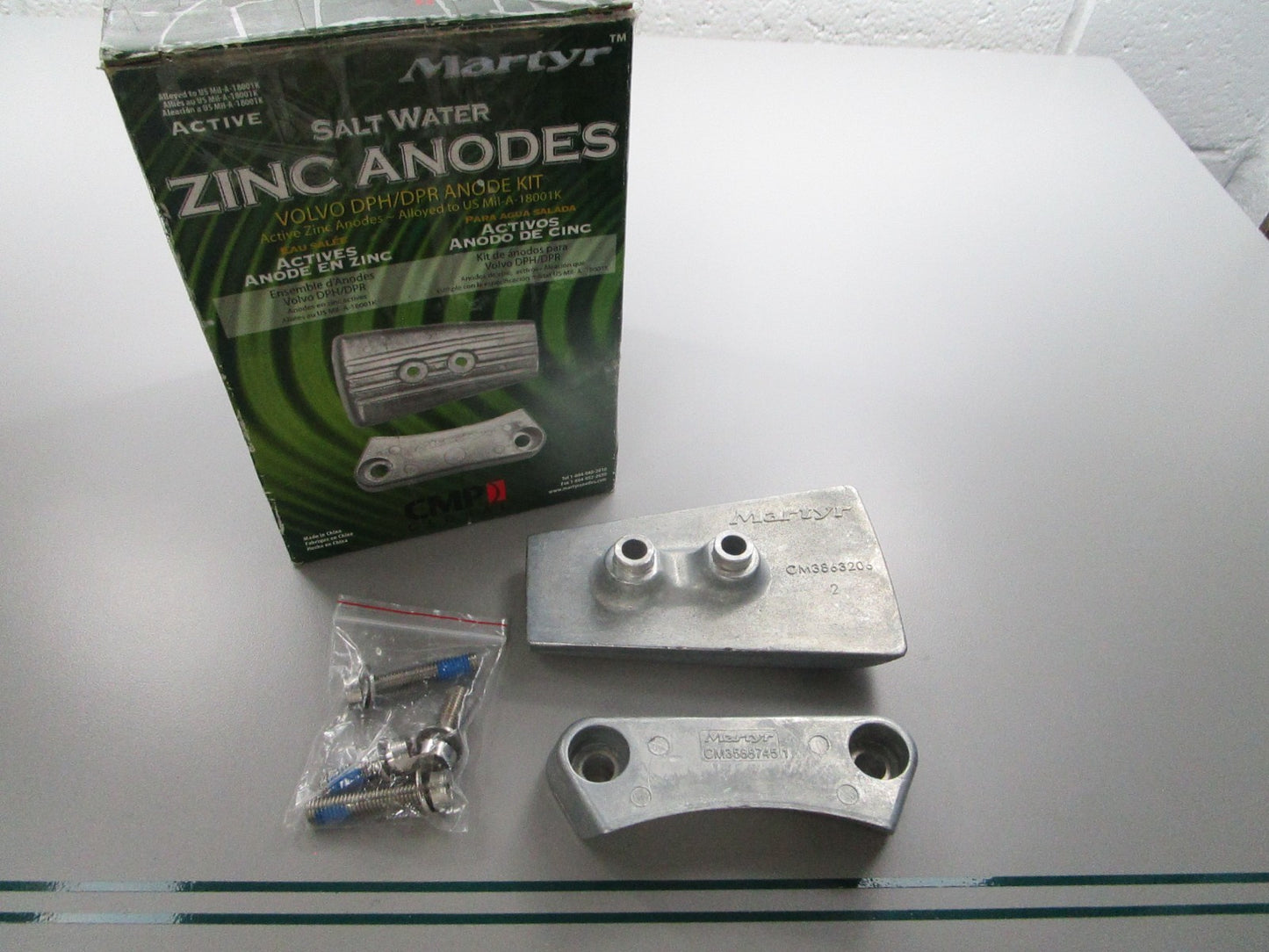 NEW CMDPHKITZ For: Volvo Martyr Zinc Anode Kit 0810