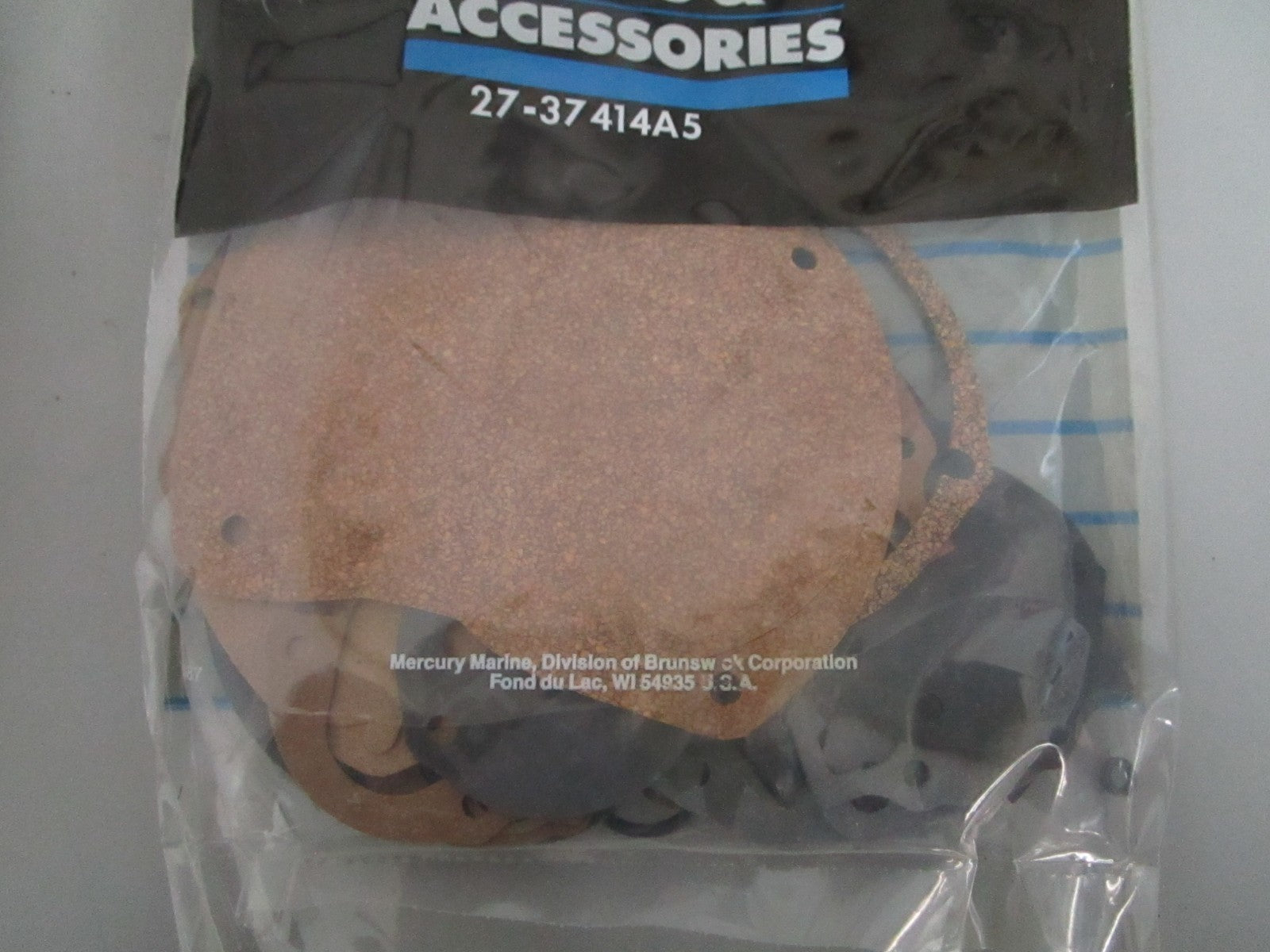 NEW OEM 27-37414A5 Mercury Quicksilver Gasket Set 0820