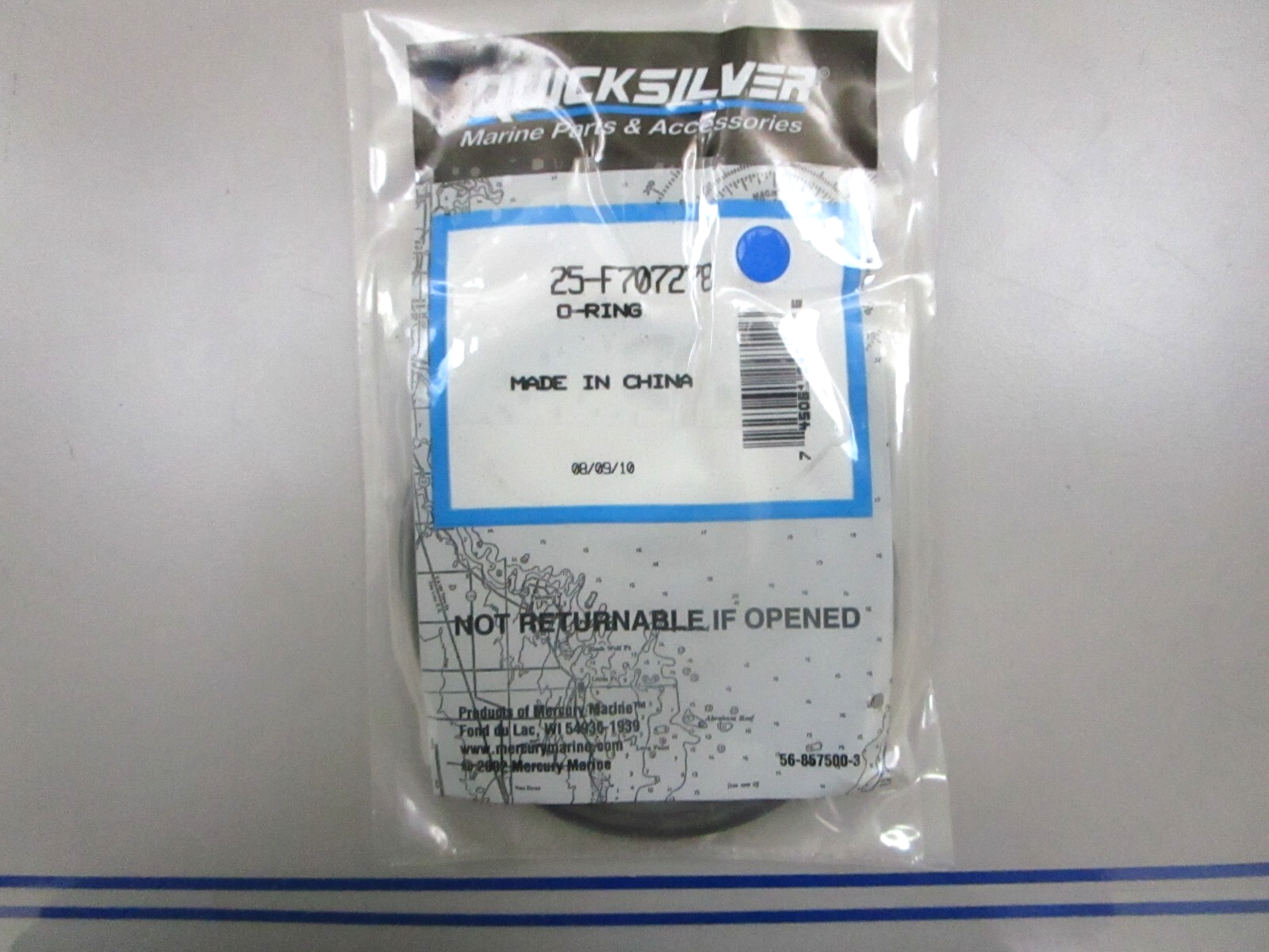 *NEW OEM* 0780 Mercury Quicksilver O-Ring 25-F707278