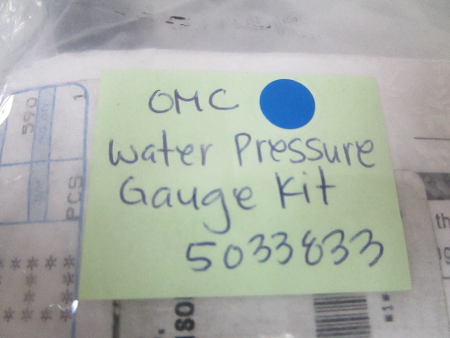 *NEW OEM* 0810 OMC Johnson Evinrude Water Pressure Gauge Kit 5033833