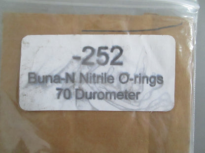 *NEW* (LOT OF 10) 0820 Buna-N Nitrile O-Ring -252
