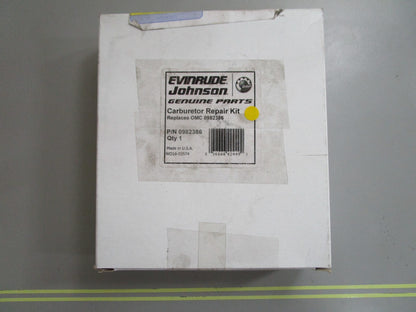 *NEW OEM* 0810 OMC Johnson Evinrude Carburetor Repair Kit 982386 0982386