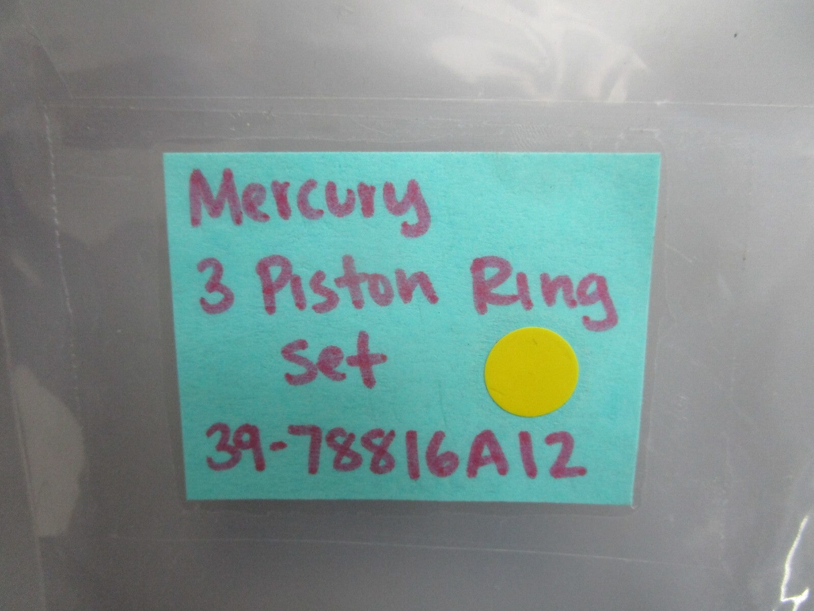 *NEW OEM* 0820 Mercury Quicksilver 3 Piston Ring Set 39-78816A12
