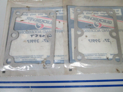 NEW OEM (LOT OF 2) 27-39917 Mercury Quicksilver Gasket 0810