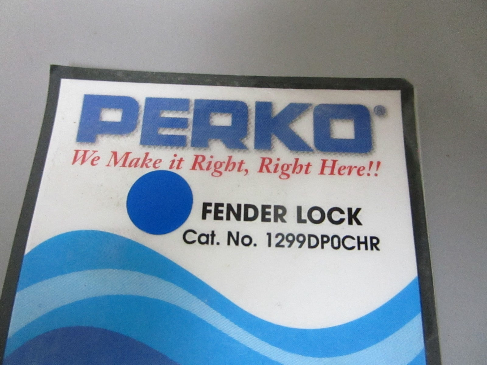 NEW OEM Perko 1299DP0CHR Fender Lock Set 0720