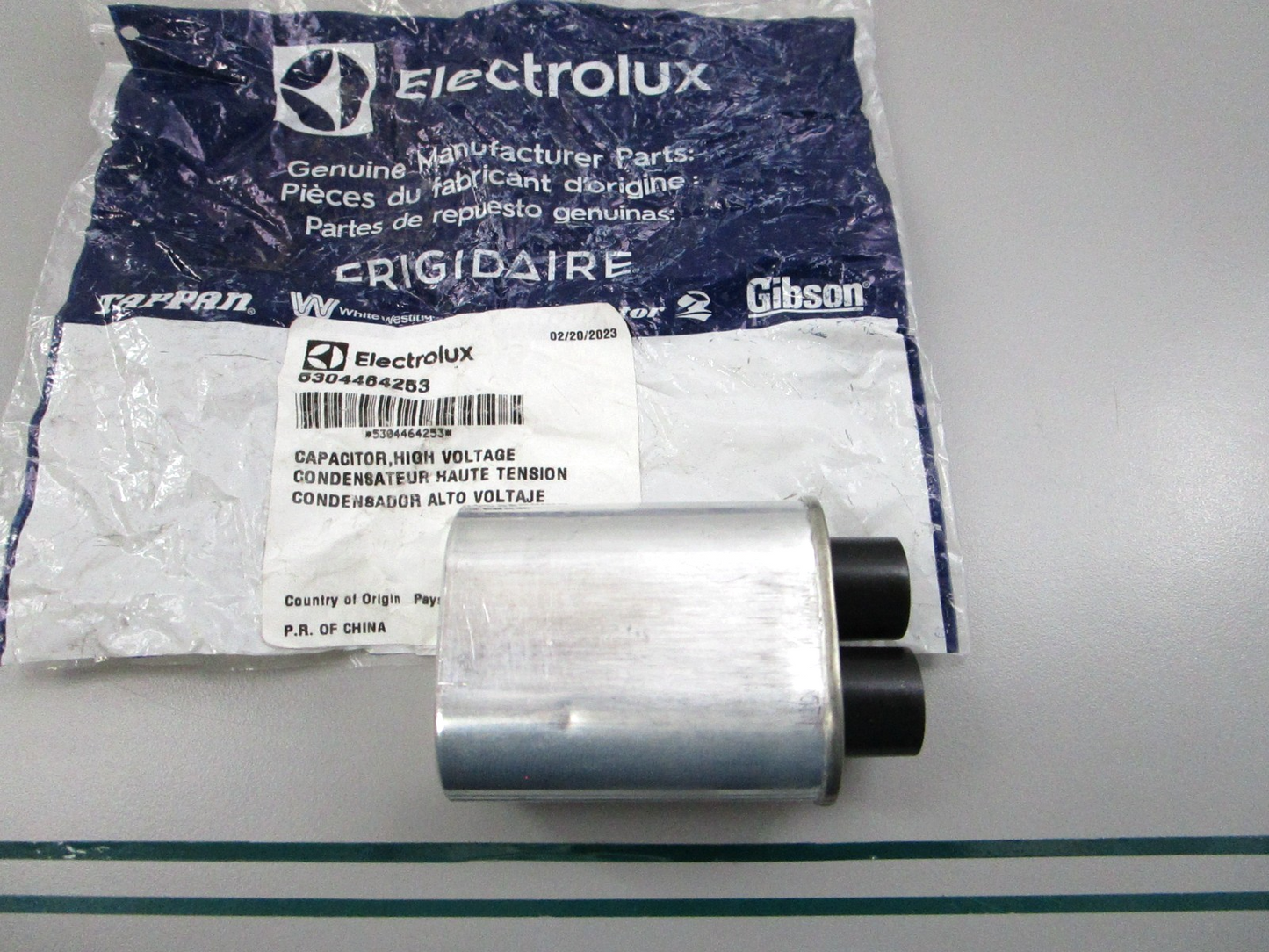 Electrolux Frigidaire NEW OEM HV Capacitor 5304464253 Microwave FMV157G 0810