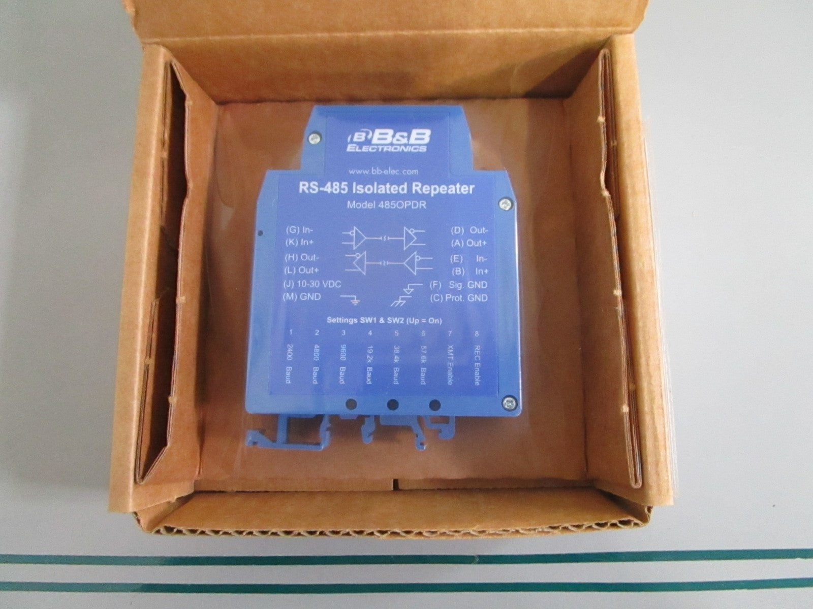 Advantech B+B SmartWorx 485OPDR RS-485 422 Isolated Repeater NEW OEM 0820