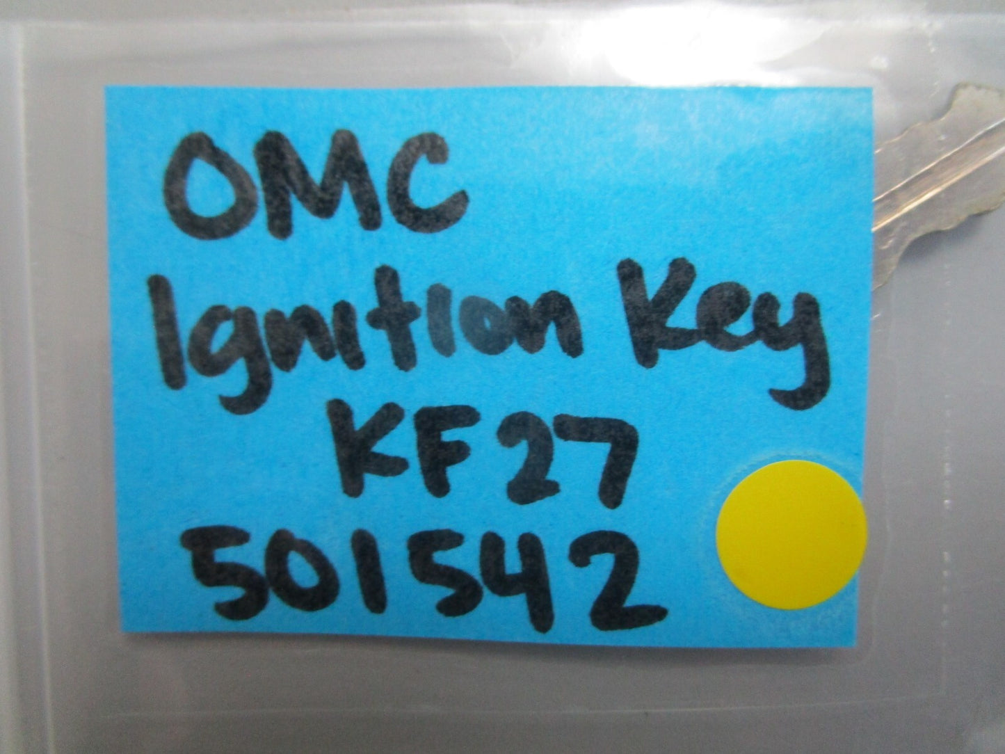 *NEW OEM* 0810 OMC Johnson Evinrude Ignition Key KF27 501542 0501542