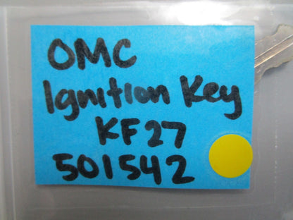 *NEW OEM* 0810 OMC Johnson Evinrude Ignition Key KF27 501542 0501542