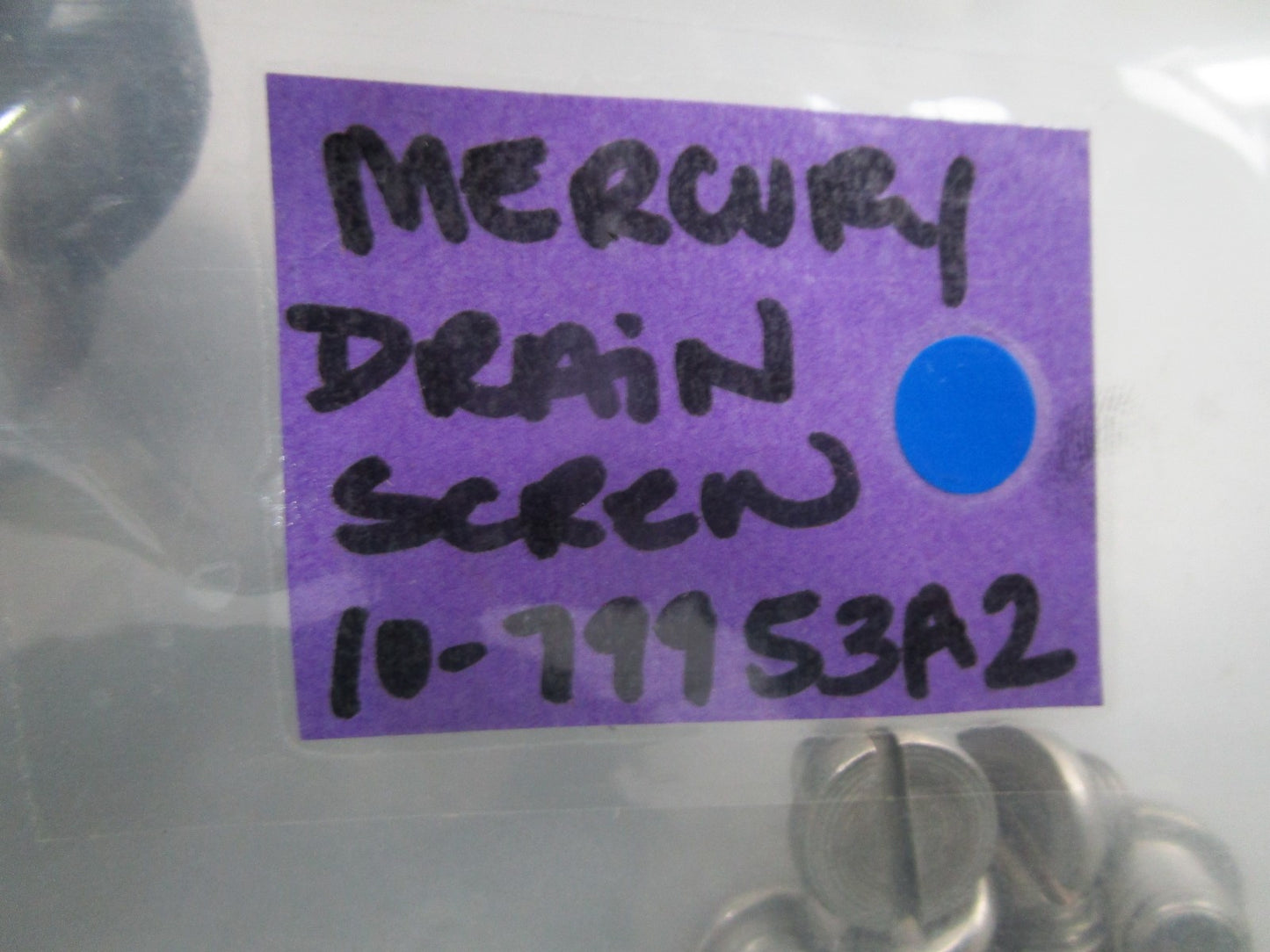 *NEW OEM* (LOT OF 5) 0810 Mercury Quicksilver Drain Screw 10-79953A2 *No Washer*