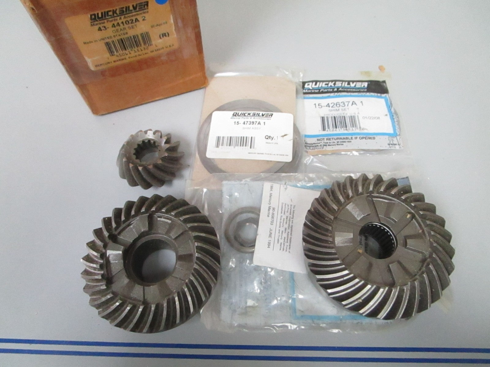 *NEW OEM* 0720 Mercury Quicksilver Gear Set Assembly 43-44102A2