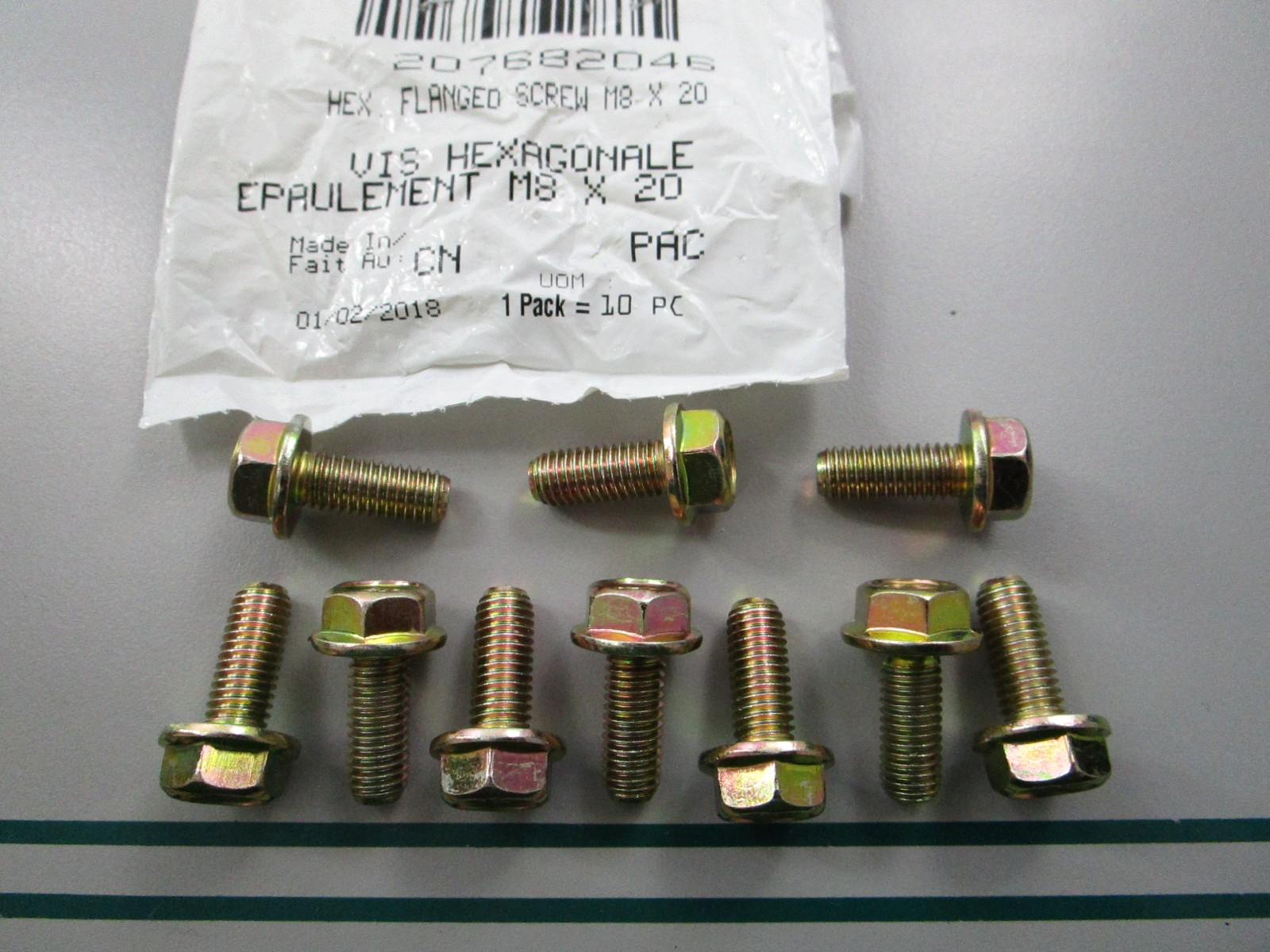 NEW OEM (LOT OF 10) 207682046 Can-Am Screw 0810