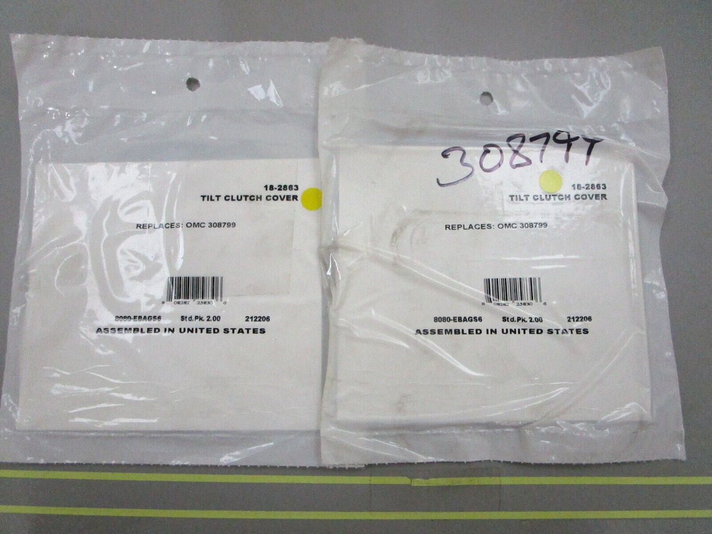 *NEW* (LOT OF 2) 0810 Sierra Tilt Clutch Cover 18-2863 Replaces: OMC 308799