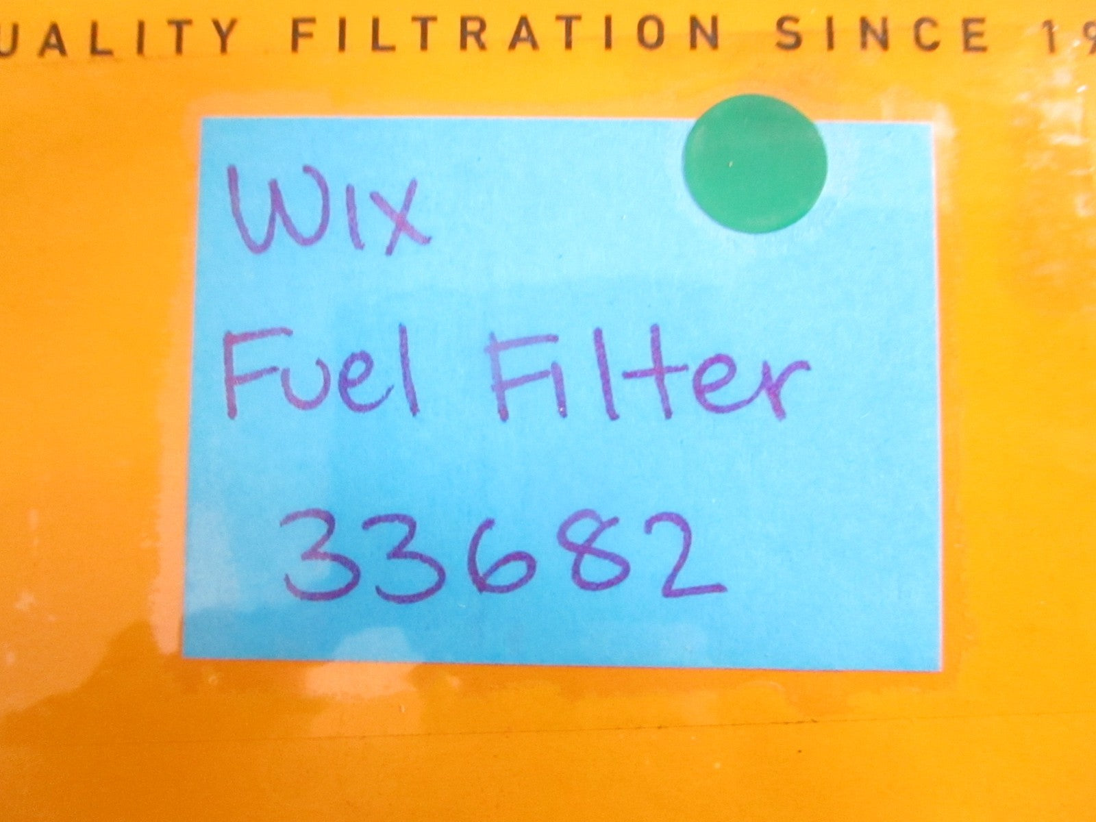 NEW OEM 33682 Wix Fuel Filter 0820