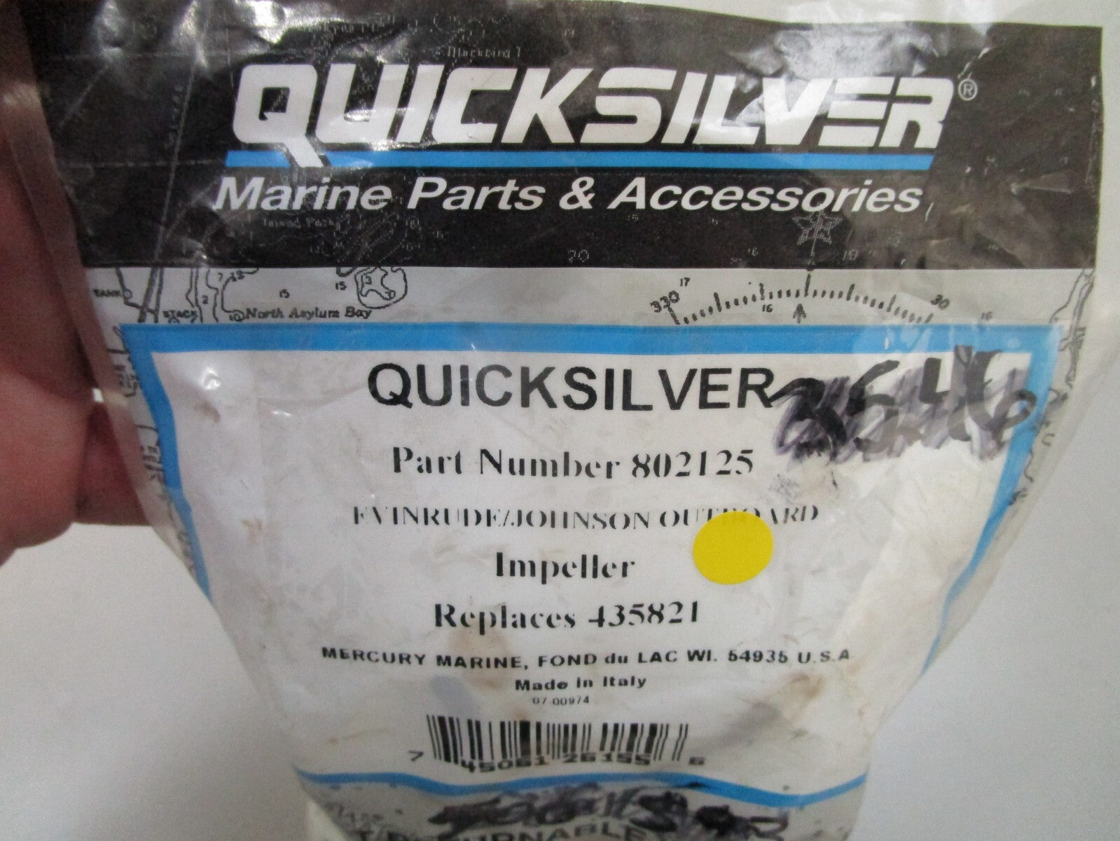 *NEW OEM* 0810 Mercury Quicksilver Impeller 802125