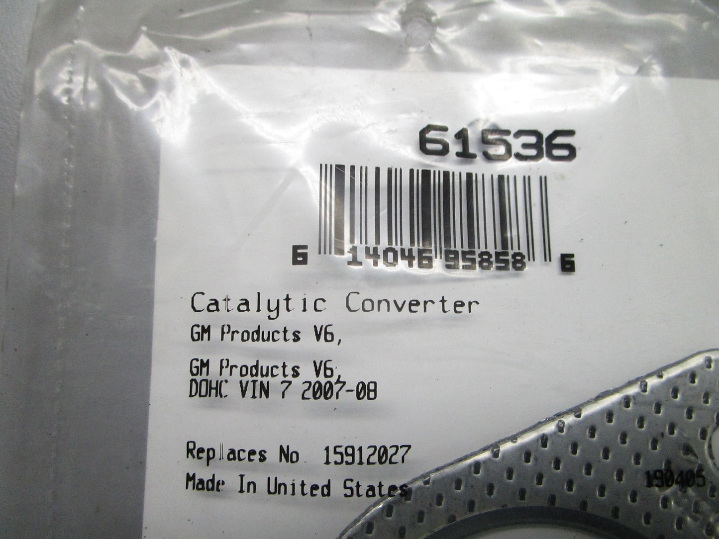 *NEW* 0810 Fel-Pro Gasket 61536