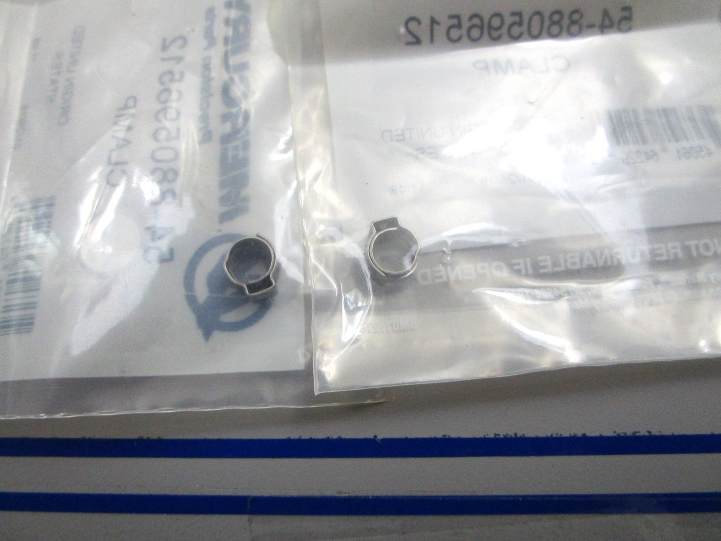 *NEW OEM* (LOT OF 2) 0810 Mercury Quicksilver Clamp 54-880596512
