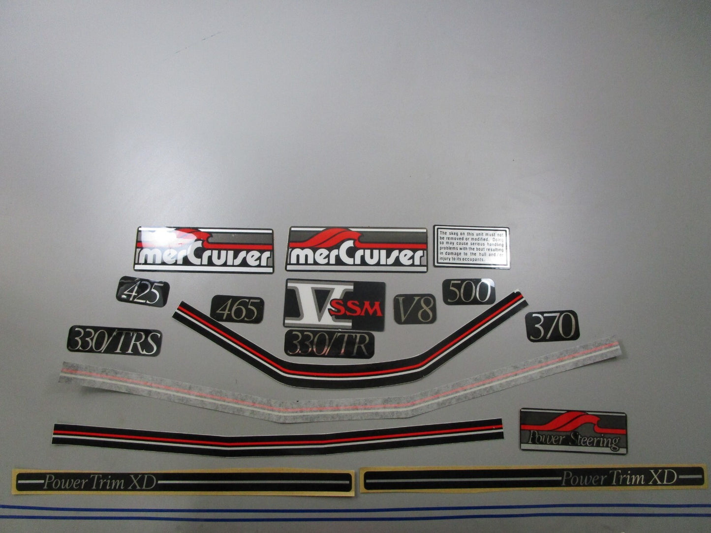 *NEW OEM* 0810 Mercury Quicksilver SSM Decal Set 37-14489A90