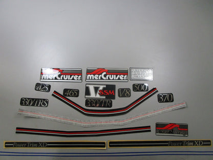 *NEW OEM* 0810 Mercury Quicksilver SSM Decal Set 37-14489A90