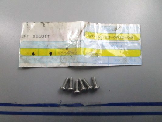 *NEW OEM* (LOT OF 6) 0810 OMC Johnson Evinrude Screw 205042 0205042
