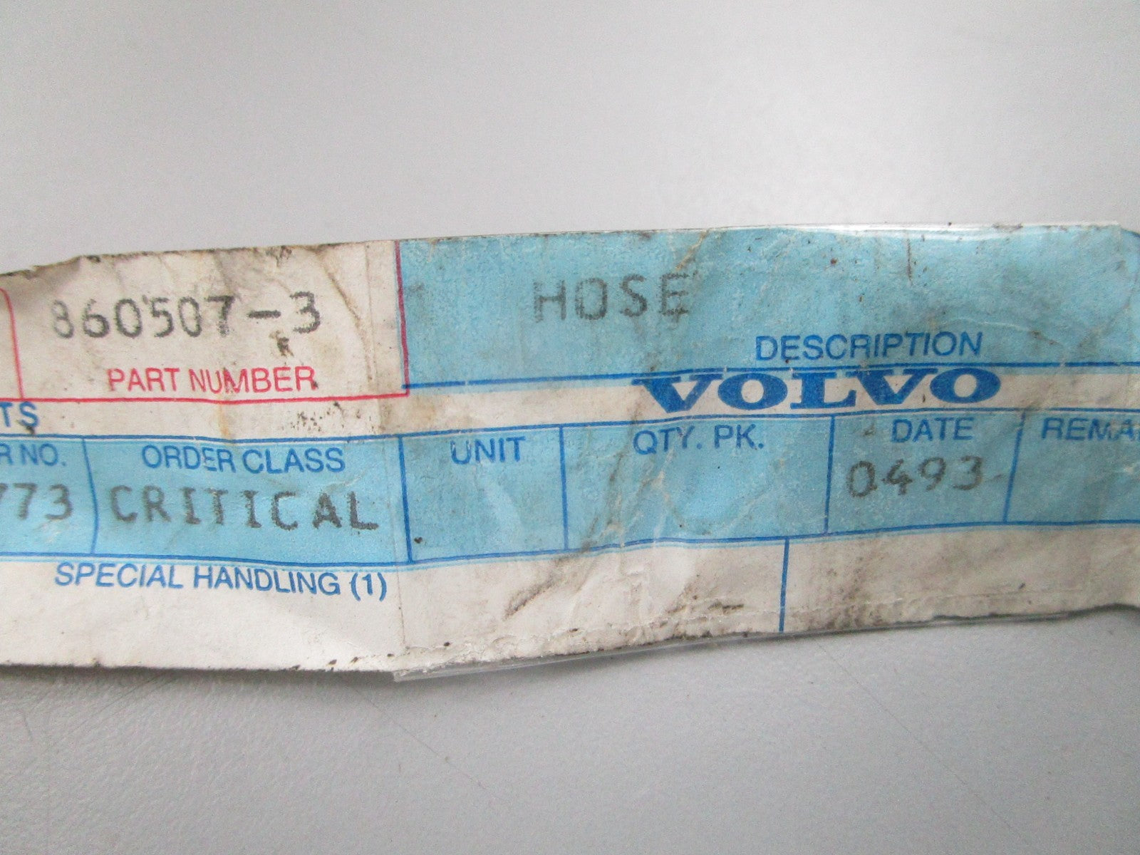 NEW OEM 860507 Volvo Penta Hose 0810