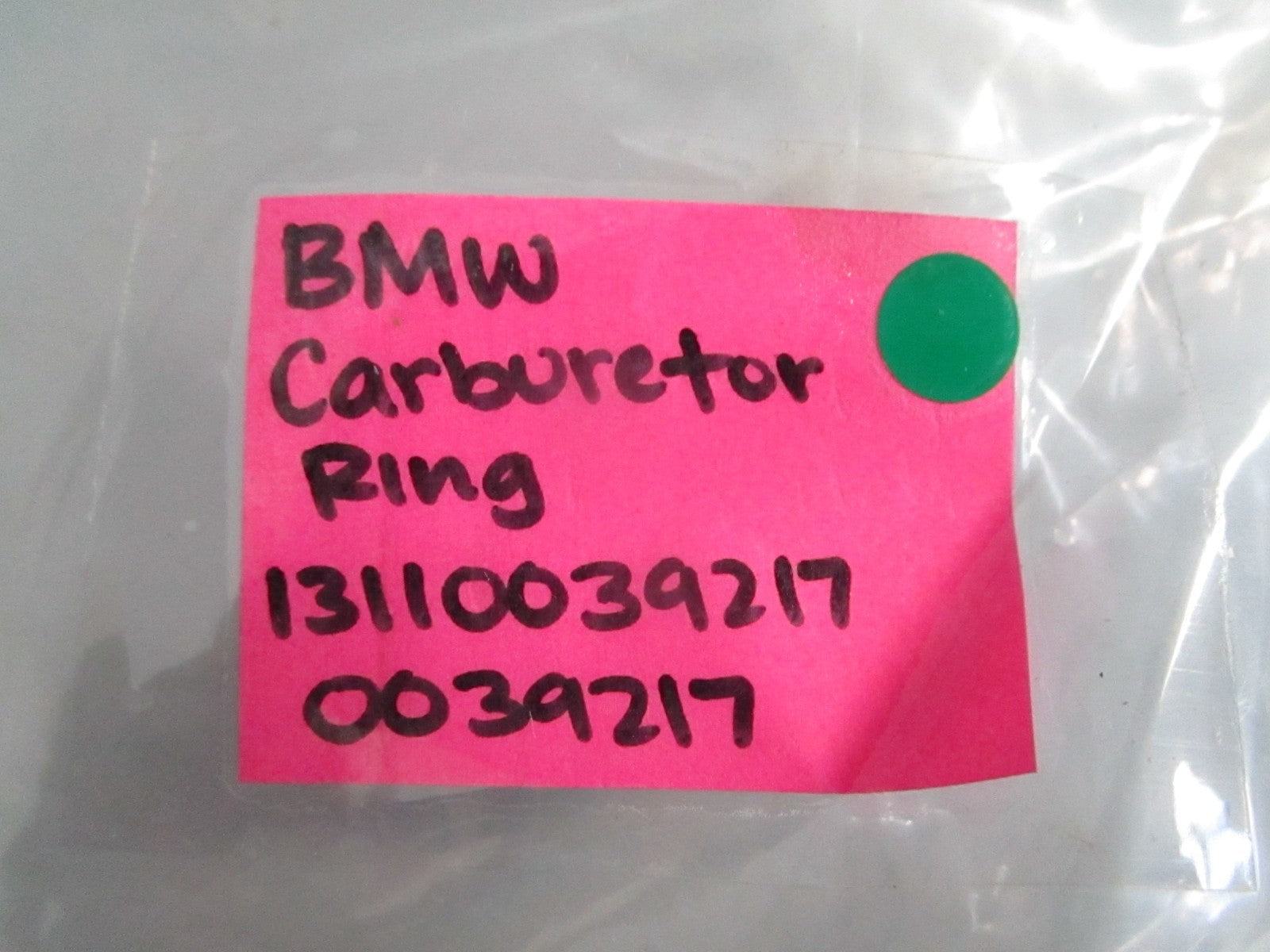 NEW OEM 13110039217 0039217 BMW Carburetor Ring 0820