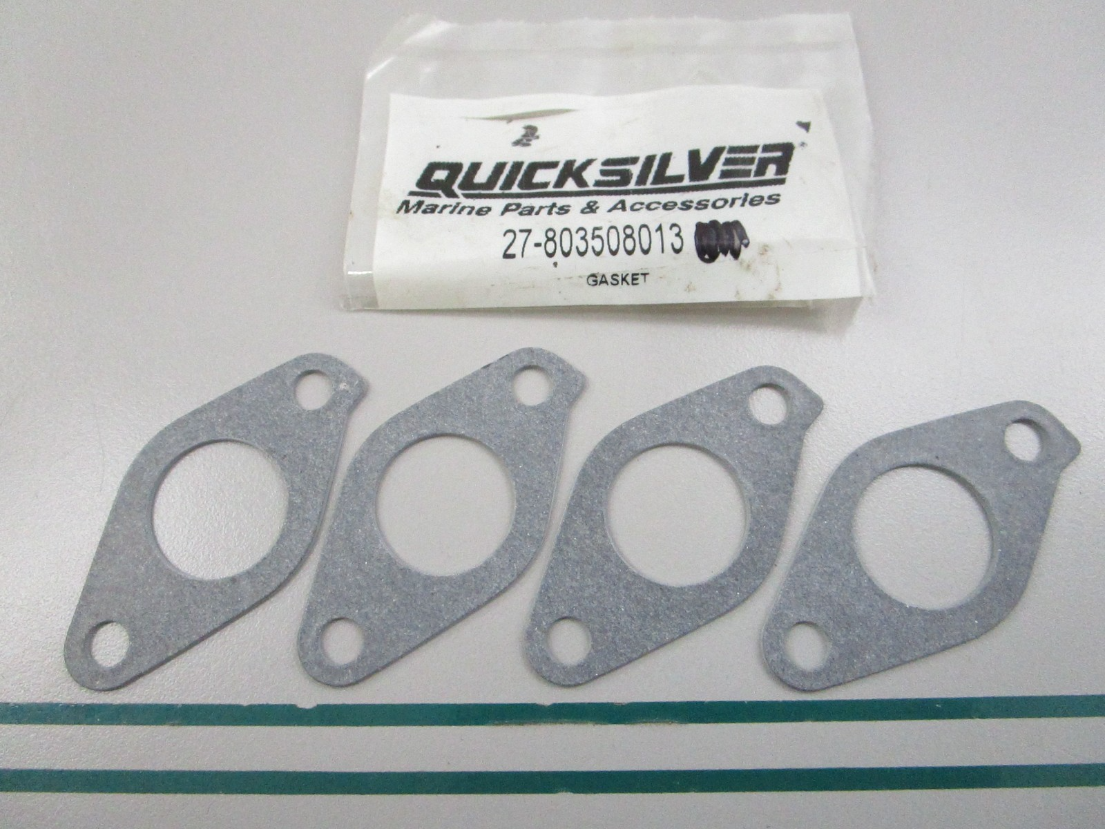 NEW OEM (LOT OF 4) 27-803508013 Mercury Quicksilver Intake Gasket 0810