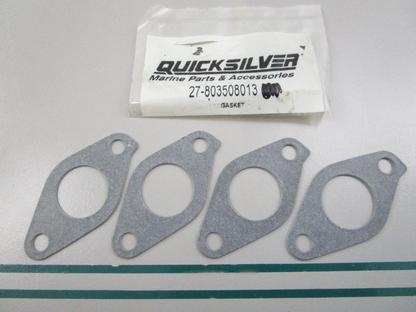 NEW OEM (LOT OF 4) 27-803508013 Mercury Quicksilver Intake Gasket 0810