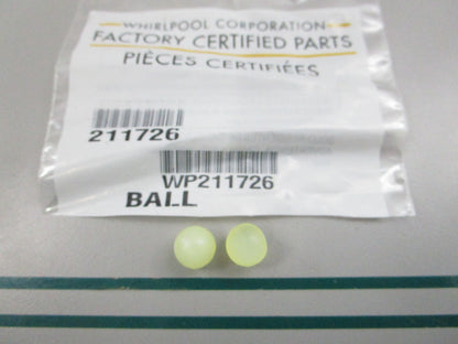 NEW OEM (LOT OF 2) WP211726 Whirlpool Ball 0810