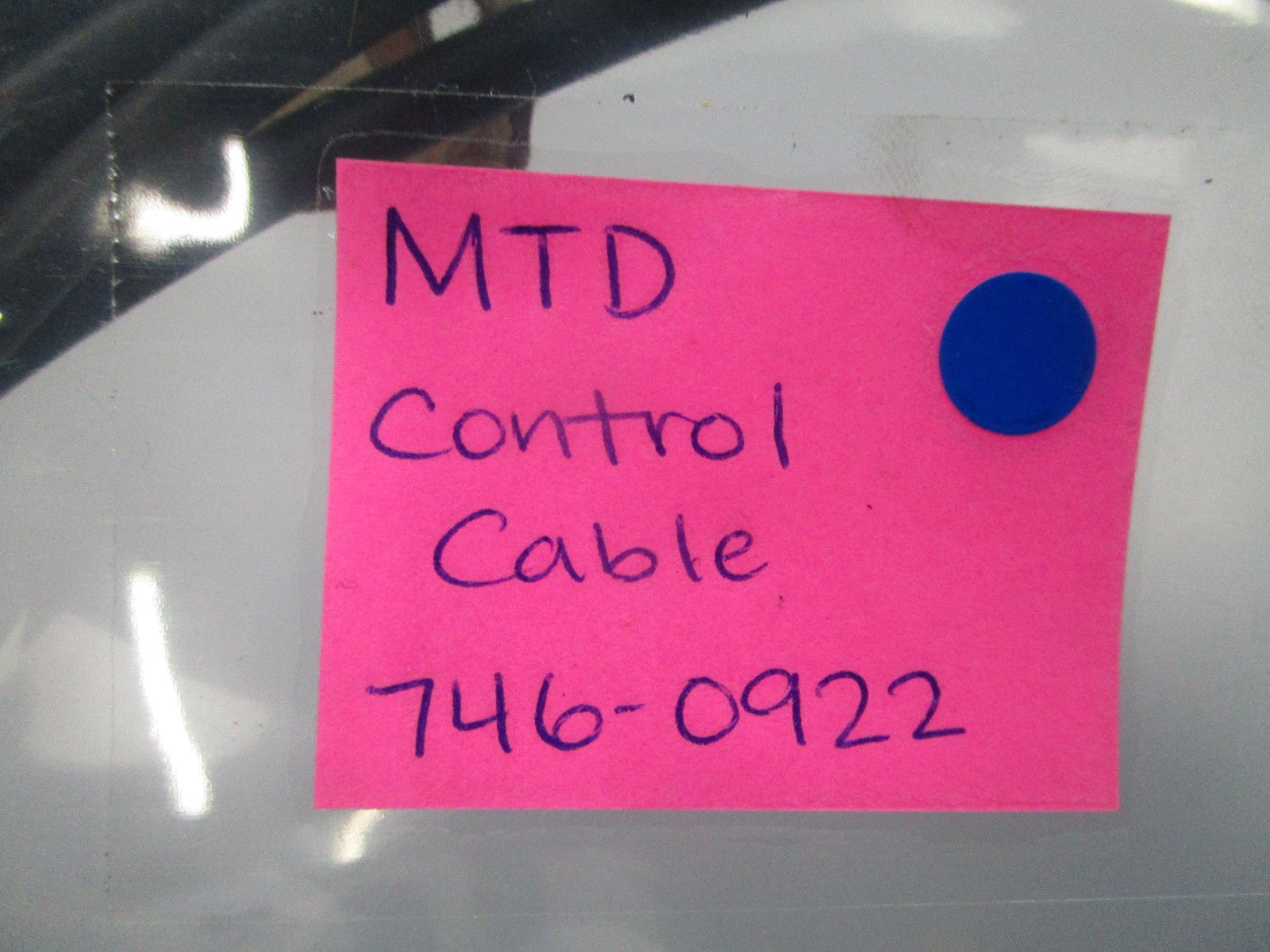 NEW MTD 746-0922 Control Cable 0810