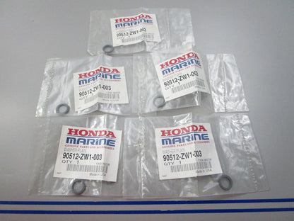 NEW OEM (LOT OF 5) 90512-ZW1-003 Honda Washer 0810