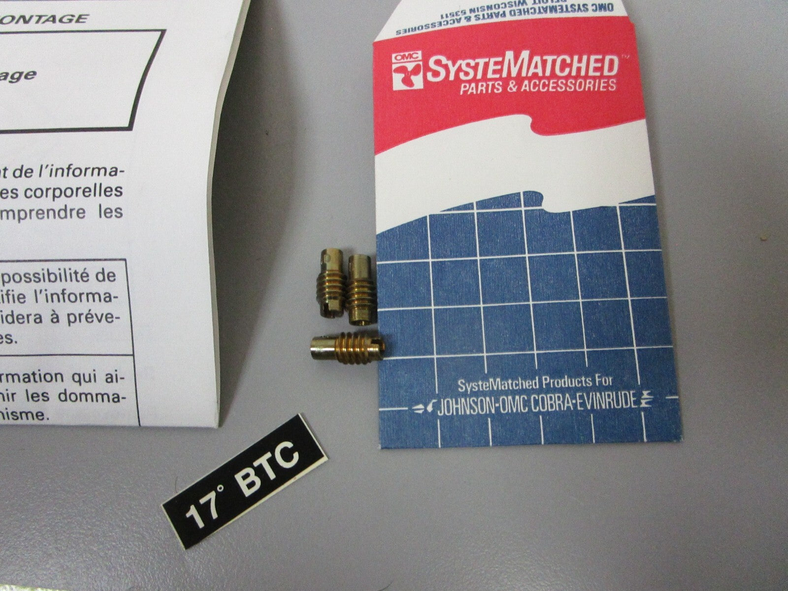 *NEW OEM* 0810 OMC Johnson Evinrude Orifice Kit 436677 0436677