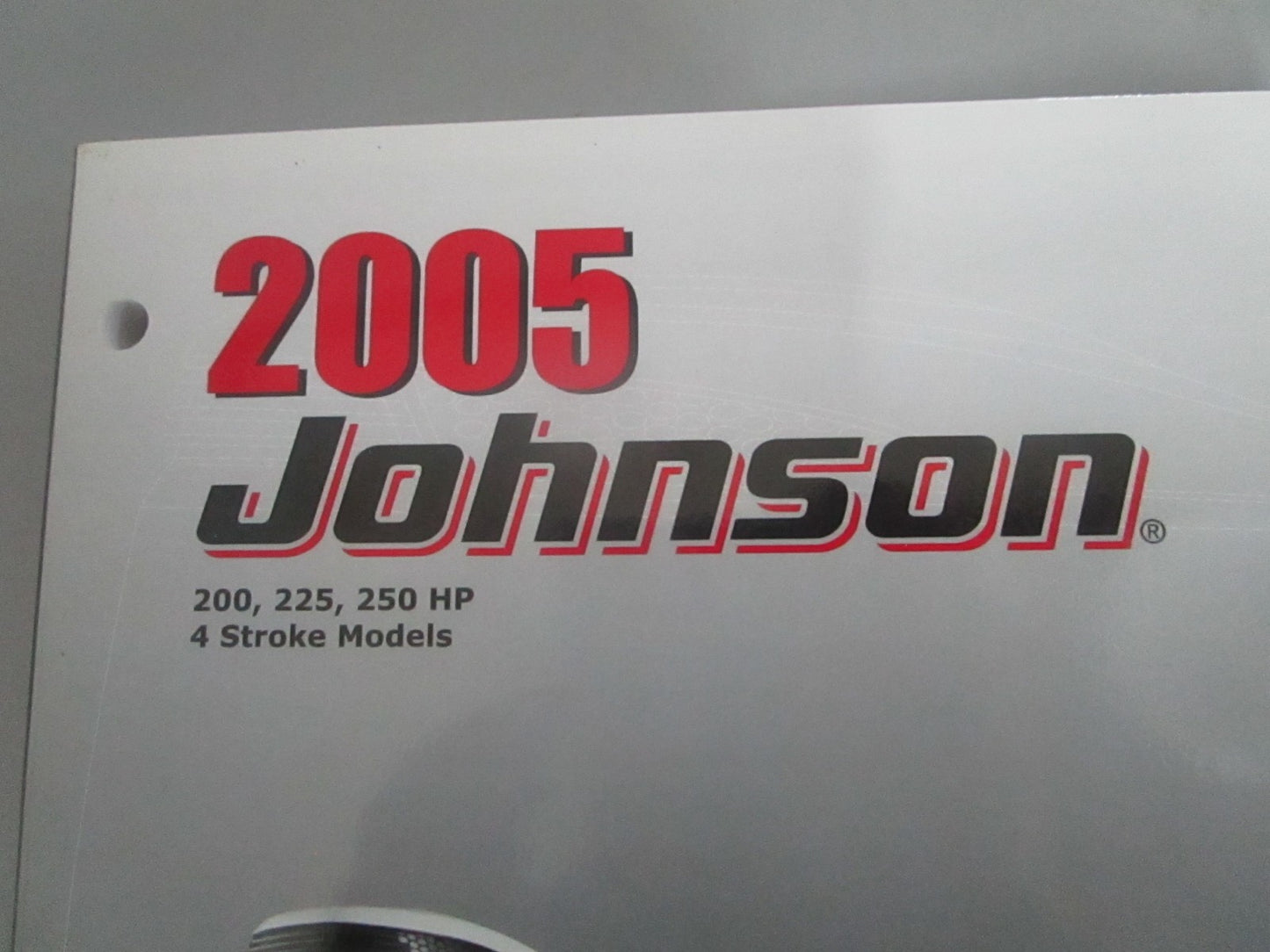 *NEW OEM* 0820 OMC Johnson Evinrude 2005 200, 225, 250HP 4 Stroke Models Manual