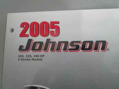 *NEW OEM* 0820 OMC Johnson Evinrude 2005 200, 225, 250HP 4 Stroke Models Manual