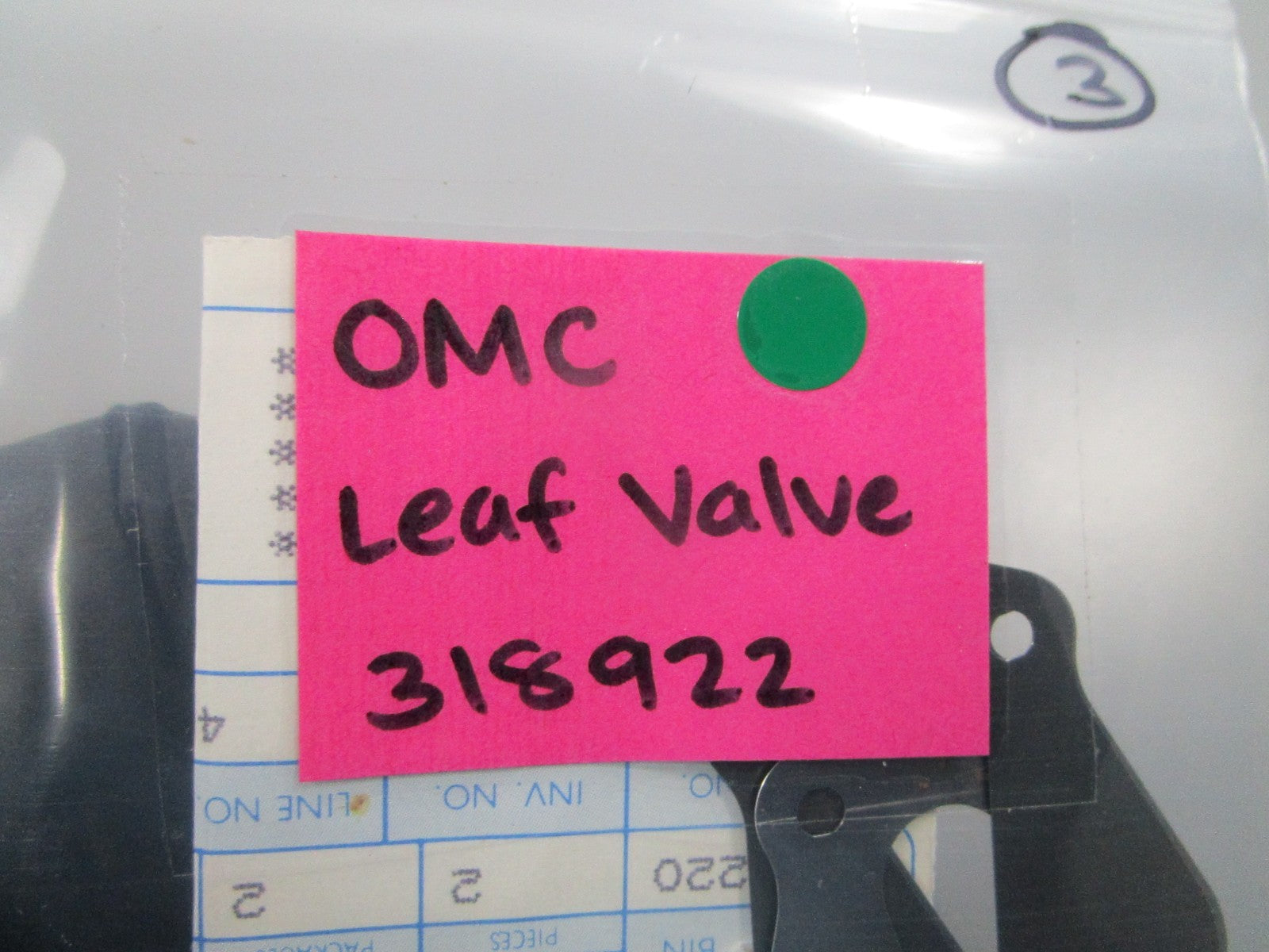 NEW OEM 318922 0318922 OMC Johnson Evinrude Leaf Valve 0810