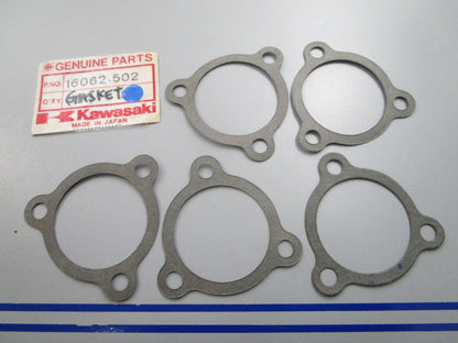 NEW OEM (LOT OF 5) Kawasaki 16062-502 Gasket 0810