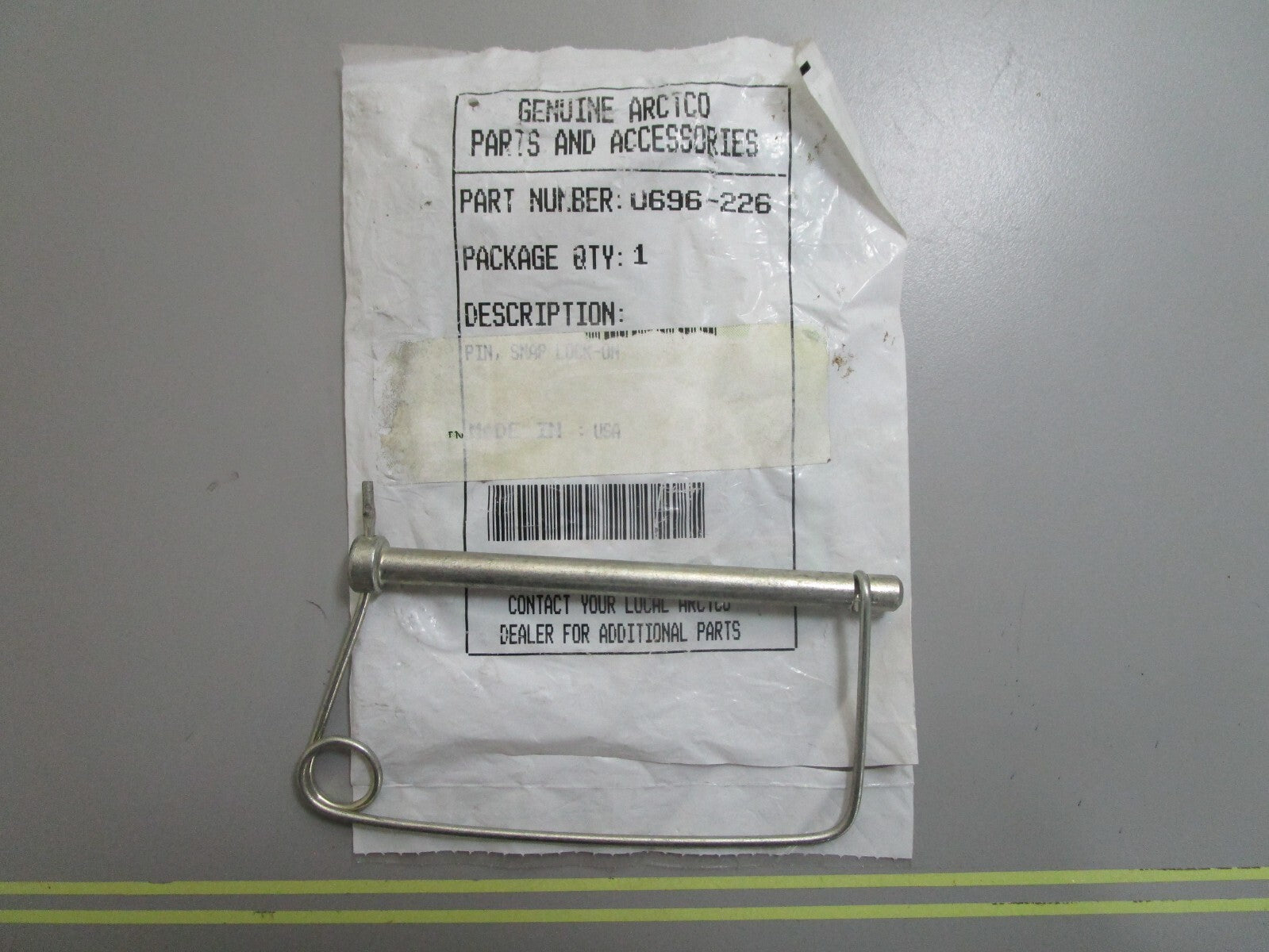 *NEW OEM* 0810 Arctic Cat Tigershark Snap Lock-On Pin 0696-226