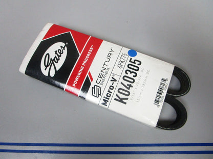 NEW K040305 Gates Micro-V 9/16" x 30 ¾" Serpentine Belt 0720