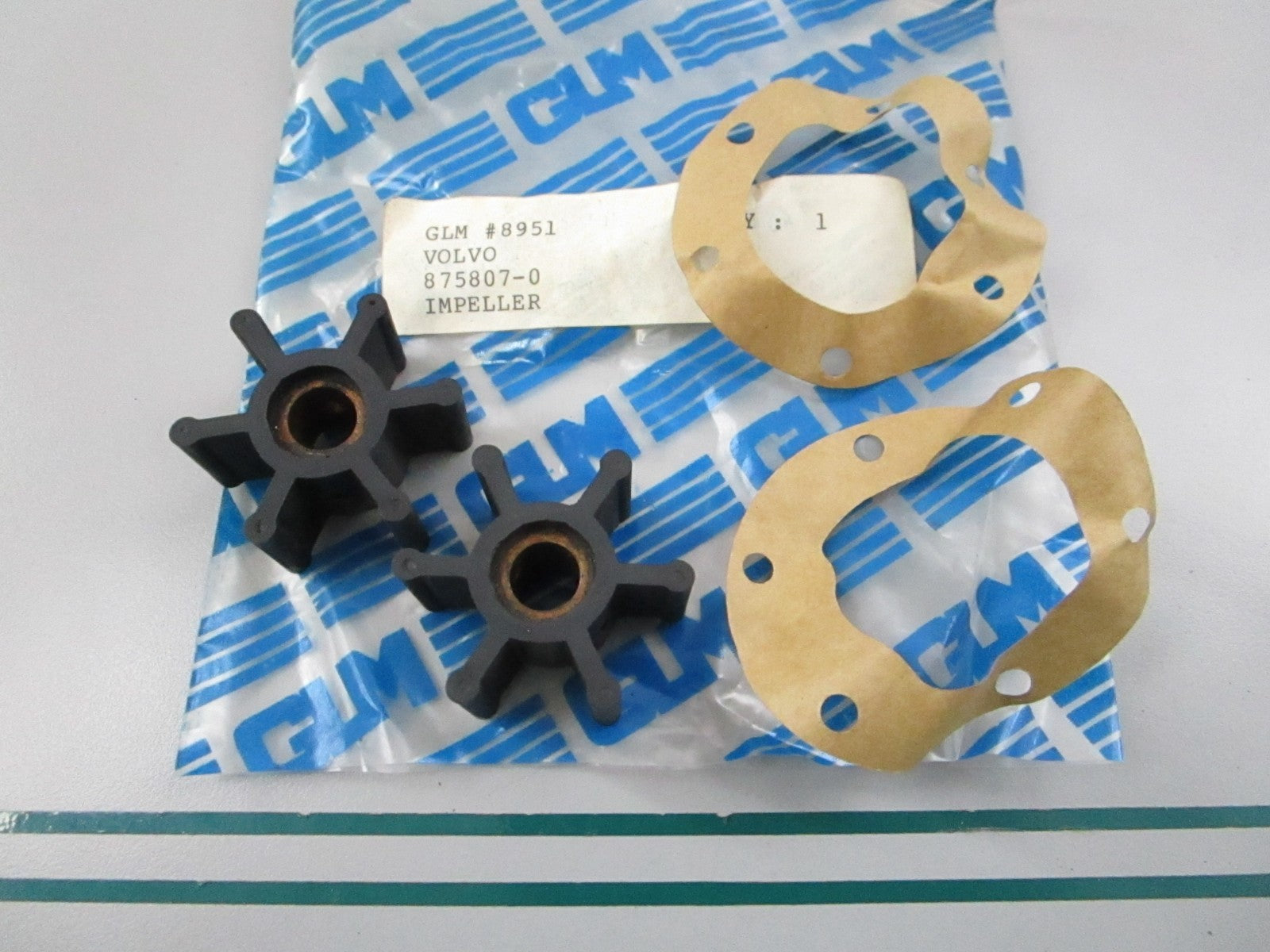 NEW 8951 Replaces: 875807 GLM Impeller Kit 0810