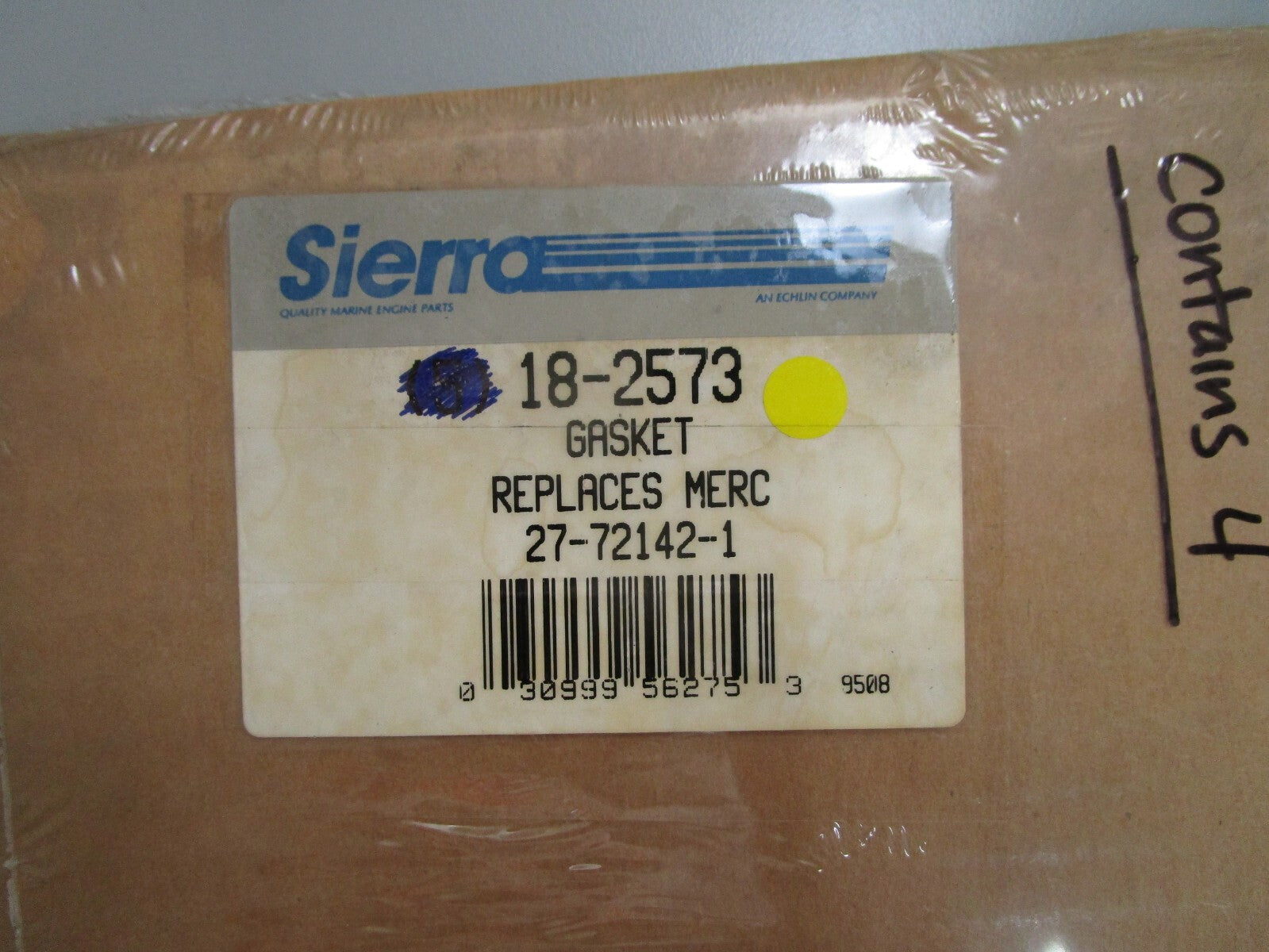 *NEW* 0810 Sierra Gasket 18-2573 Replaces: Mercury 27-72142-1